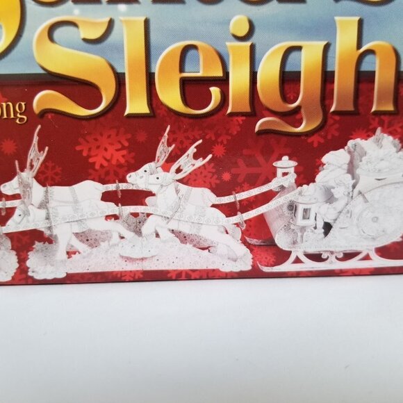 Santa's Sleigh Model Press Out Color in and Play Complete Over 1.2 M Long New - Picture 7 of 15